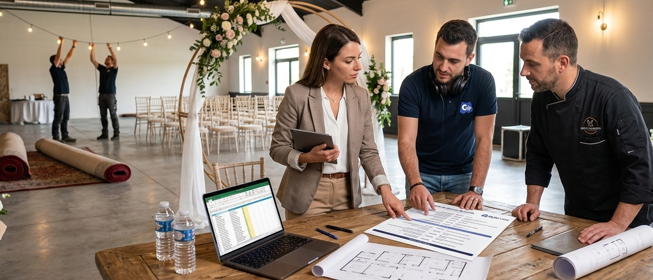 Organiser sa saison de mariages : planning, disponibilités et coordination des prestataires
